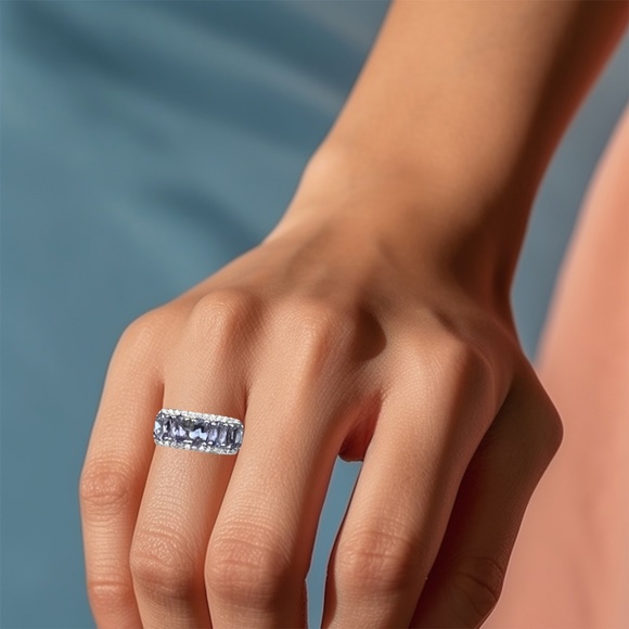 NEW Genuine Tanzanite Ring Size 7 - Picture 1 of 5